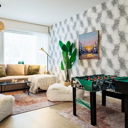 Apartment Lapland-themed 3 Bedrooms With Game Corner & Free Parking
