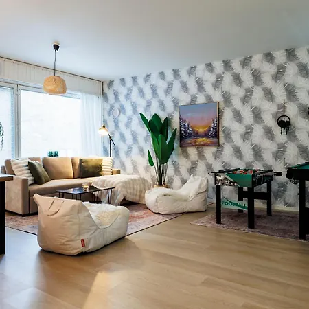 Apartment Lapland-themed 3 Bedrooms With Game Corner & Free Parking *